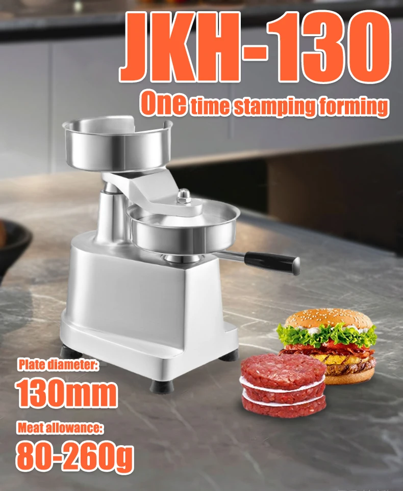 JKH-130 Hot Sale Meat Pie Molding Machine Meat Chicken Nuggets Machine Hamburger Patty Maker Chicken Nuggets factory