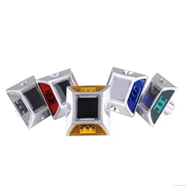 Алюминиевый светоотражающий дорожный отражатель на солнечной батарее/Дорожный кошачий глаз/Дорожный маркер