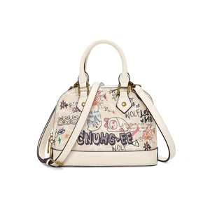 New Arrival Stock Vegan Leather Fashion Printing Shell-shaped Women's Shoulder Side Bags Luxury Purses and Handbags Female 2026