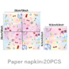 Servilletas de papel-20PCS