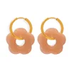 MYTXF107-Lotus color earrings