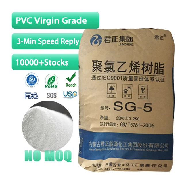 Raw Material PVC Resin ZhongTai  PVC Resin SG5 / K67 Powder For Plastisol/Pipe/Tube