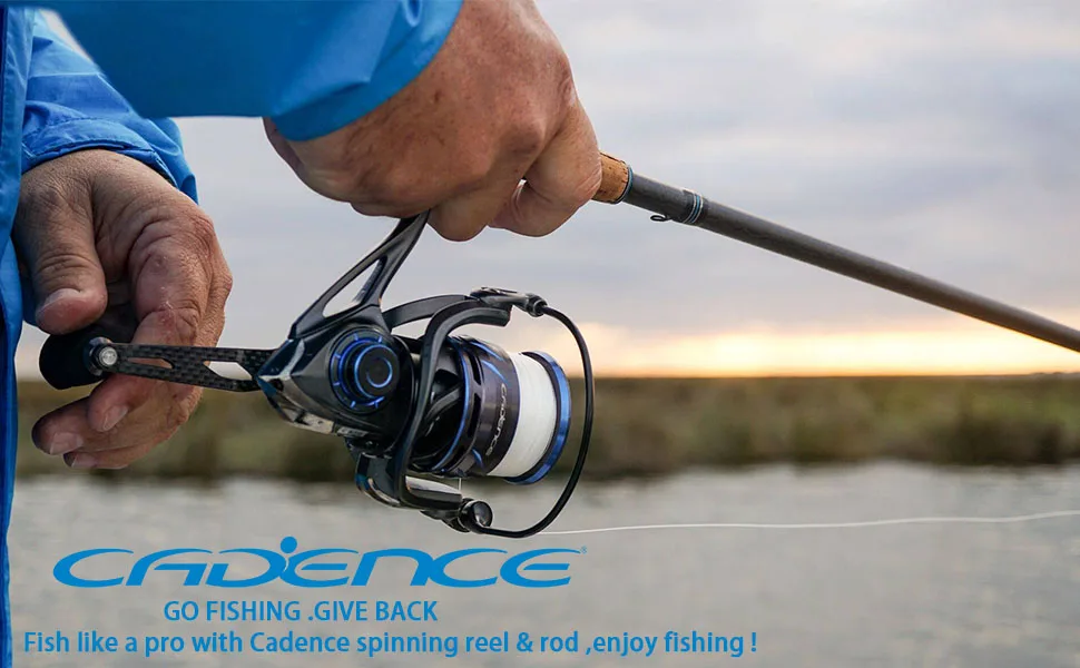 Buy Cadence Spinning Reel, CS7 Strong Aluminum Frame Fishing Reel with 10  Durable & Corrosion Resistant Bearings for Saltwater or Freshwater,Super  Smooth Powerful Reel with 29LBs Max Drag 6.2:1 Spin Reel Online