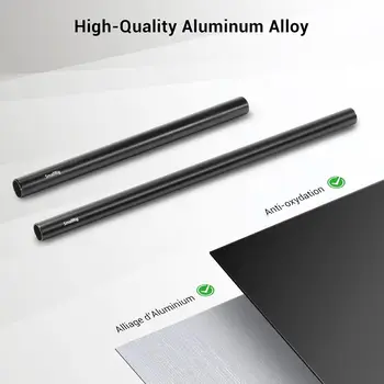 For SmallRig 15mm Rod System 1659 Aluminum Alloy Connectors M12 Thread Rod Cap Camera Rig Matte Box Follow Focus 15mm Tube Pack detail image