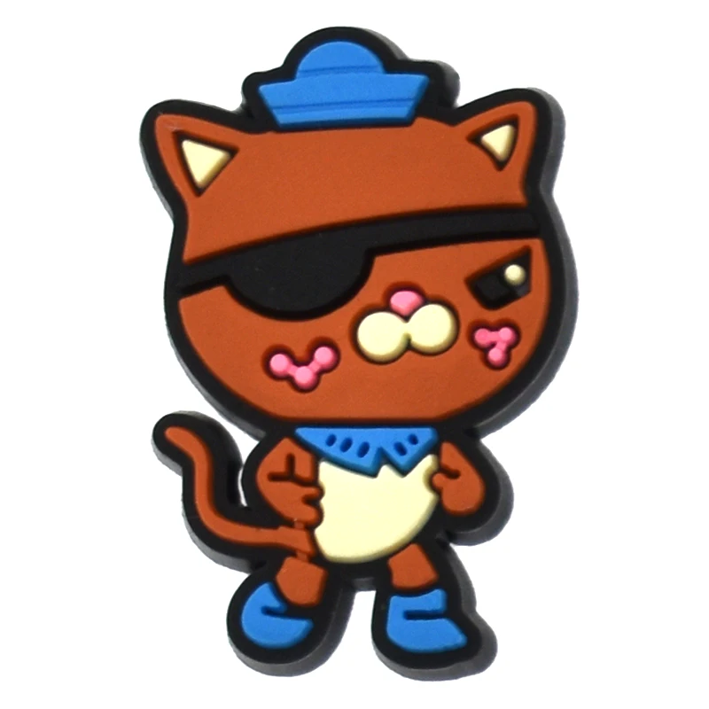 New Design Factory Direct Sales Rainbow Cartoon Shoe Accessories Shoe Charms Wholesale Bulk PVC Shoe the Octonauts for Sandal