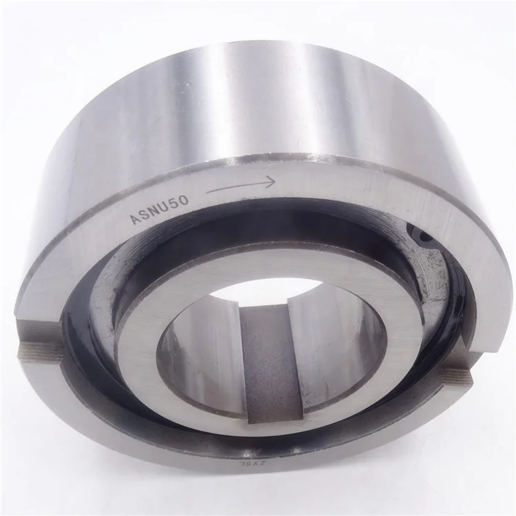 ASNU50 One Way Rotation Bearings Two Keyway Clutch One Way Bearings