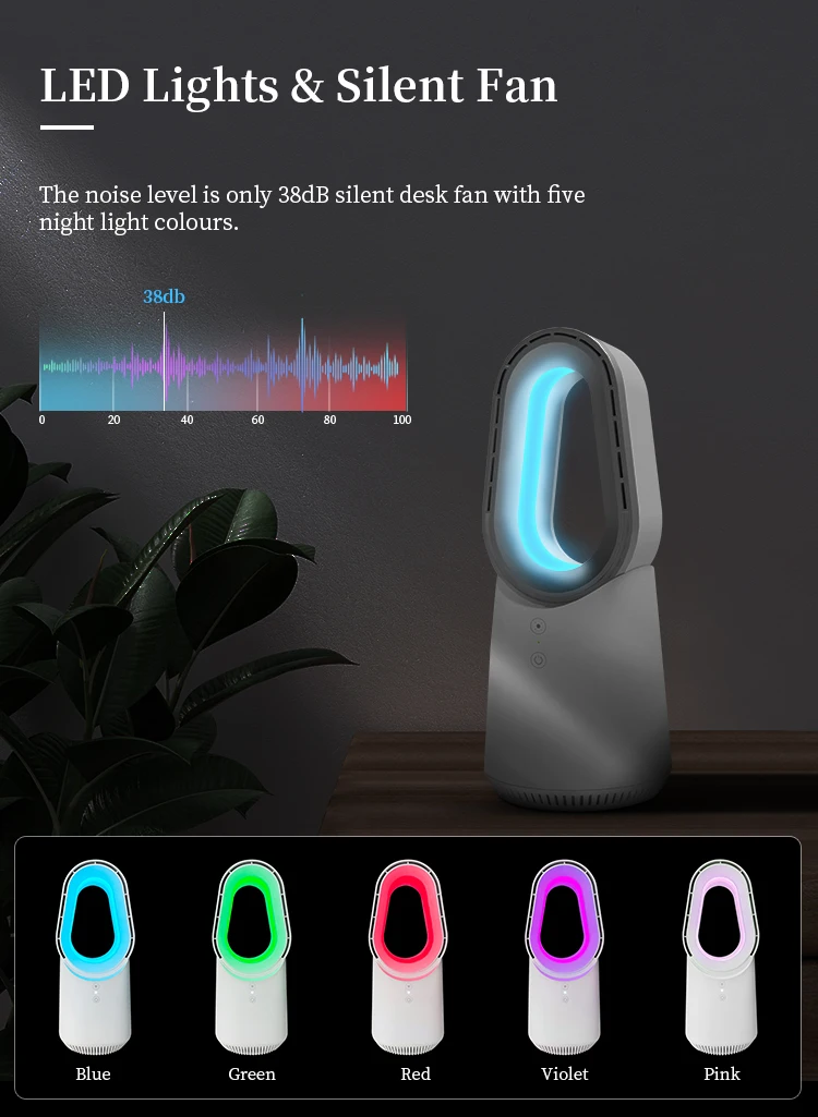 Electric Desk Fan, 12V, Battery, Plastic - detail 20