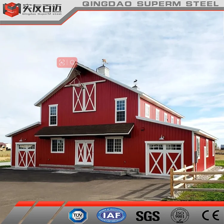 Prefab Steel Structure Building the Wilds Wedding and Event Venue Barndominium Kits Rustic Country Pole Barn for Sale