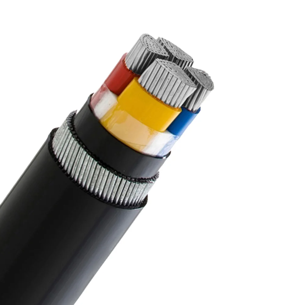低電圧YJLV220.6/1kv 4*35mm2 NAYY/NA2XY銅/アルミニウム導体XLPE/PVC絶縁装甲電力ケーブル
