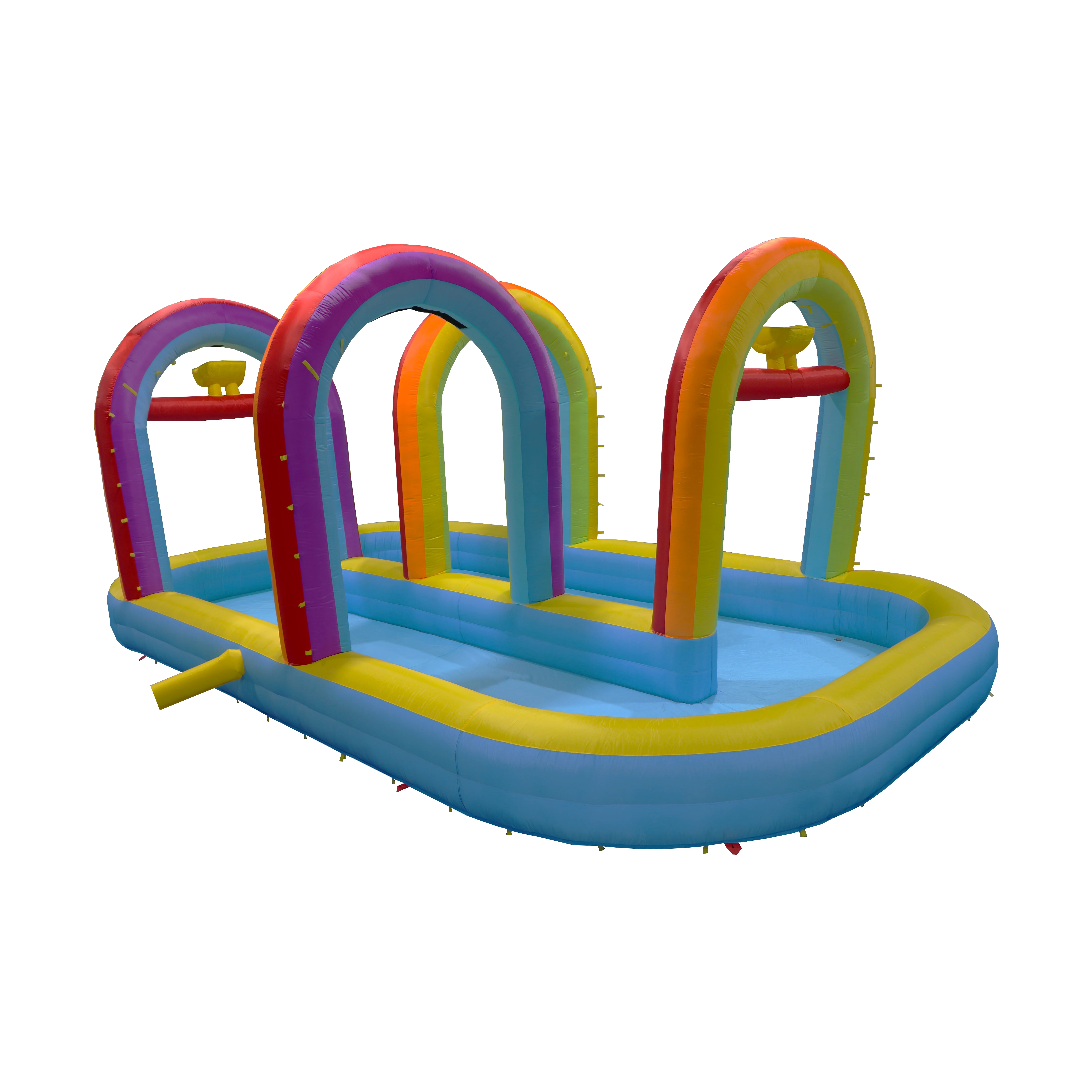 Inflatable Water Pool with Inflatable Baby Boats and Inflatable ...