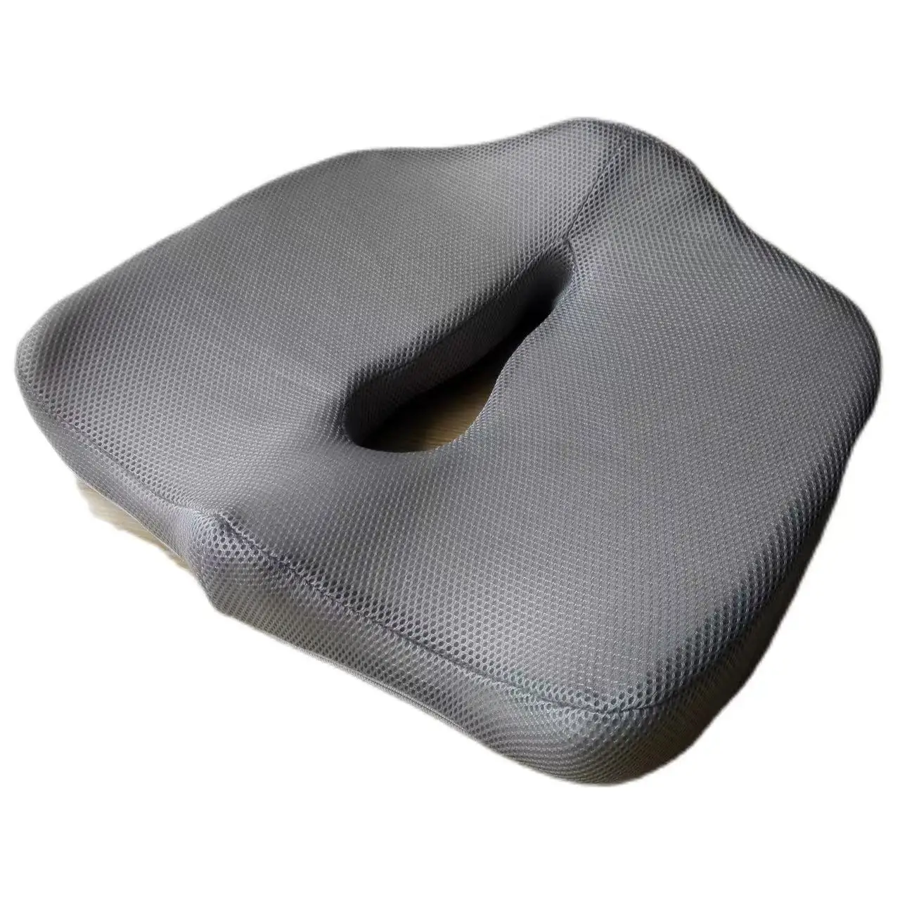 Extra Large Comfort  Infused Flexible Memory Foam Fancy Polyester Car Seat Cushion for Coccyx Tailbone Pain Fits Office Chair