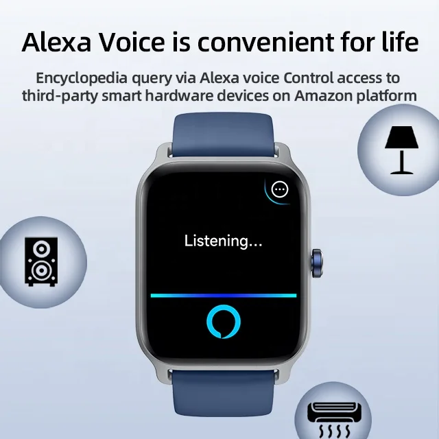 Inch IPS Full Touch Screen Heart Rate Fitness Smart Watch