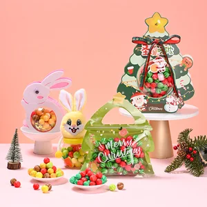 Custom Christmas Air-Dried Candy Gift Box Cartoon Shape Hard Candy Fruity Flavor for Decorative Packaging Cross-Border Export