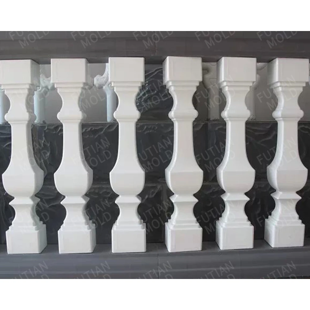 Terrace Casting Decorative Handrail Vase Column Concrete Fence Form Balustrade Mold for Sale