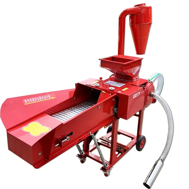 Automatic bag filling self priming corn grain maize grinder animal feed hammer mill crusher machine