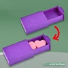 Purple pull box 4.5 * 7.5 * 2.5,31.5g