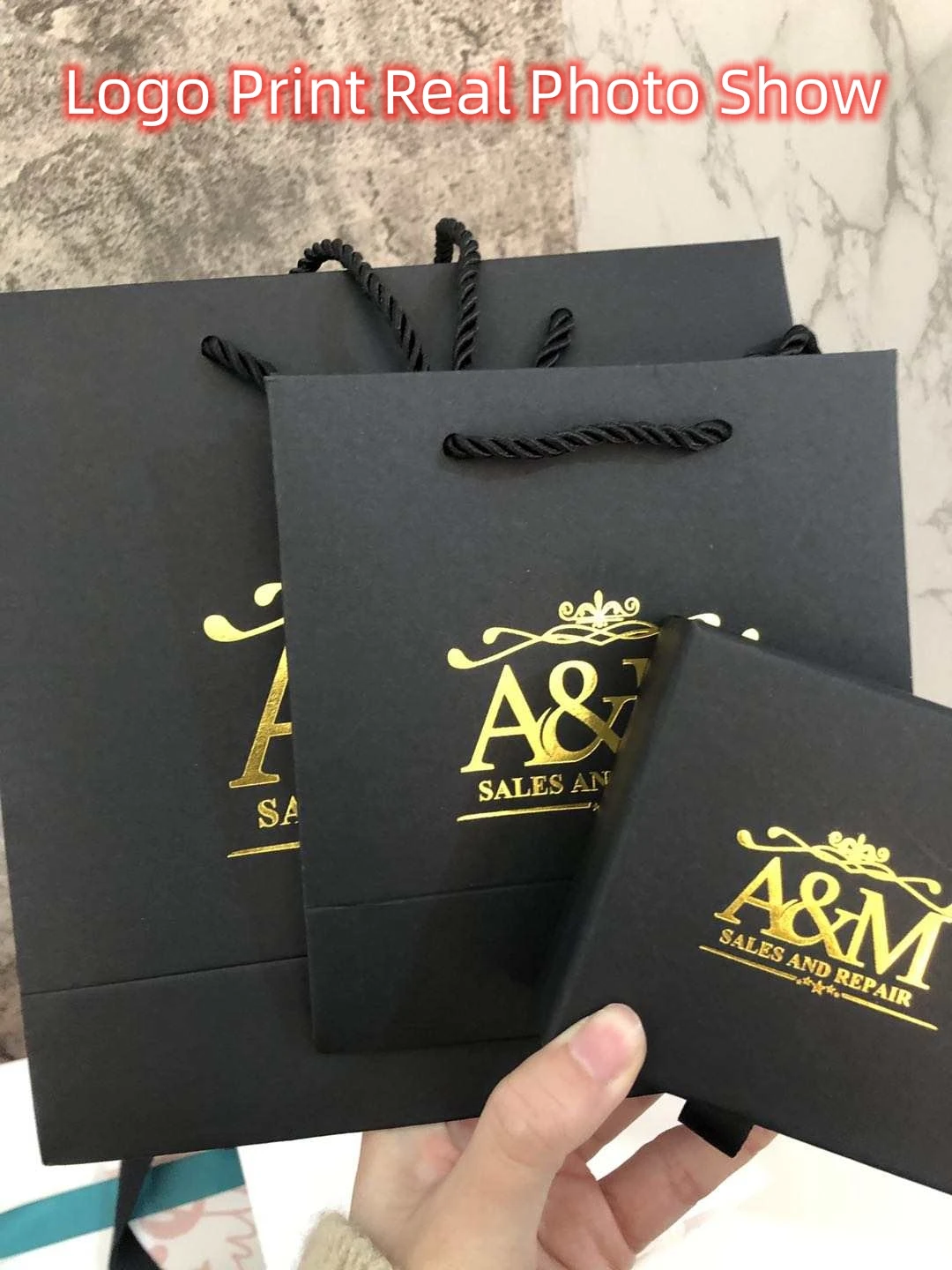 Factory Direct Custom Premium Brown Kraft Large White Shopping Paper Bag with Logo for Clothing Gift Packaging