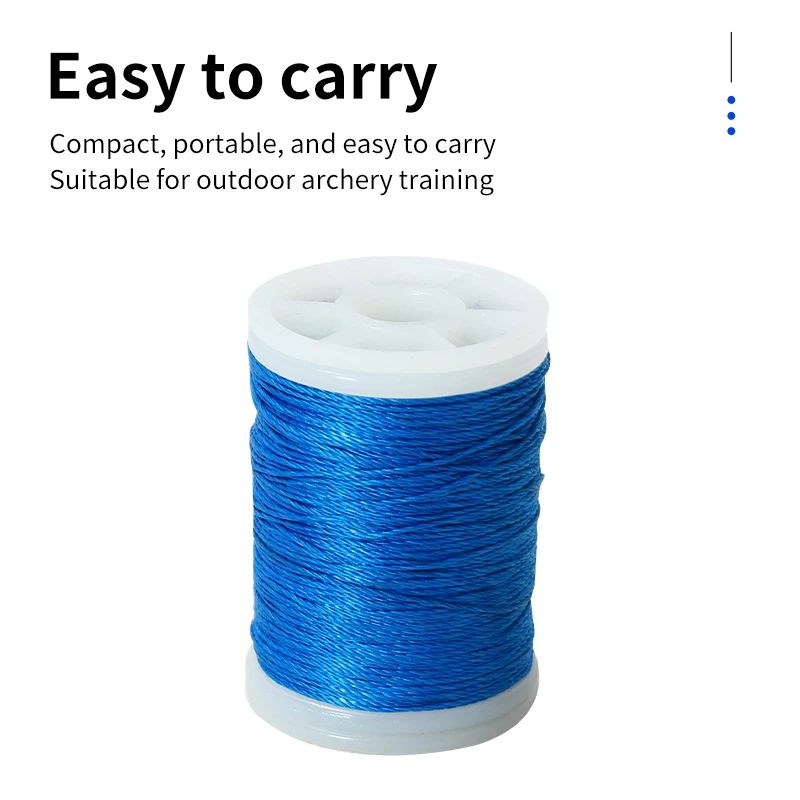 Fil De Corde D'arc En Nylon 400D - 120 Mètres - Pour Fabriquer Ou Entretenir Les Cordes D'arc (recurve, Long, Poulies)