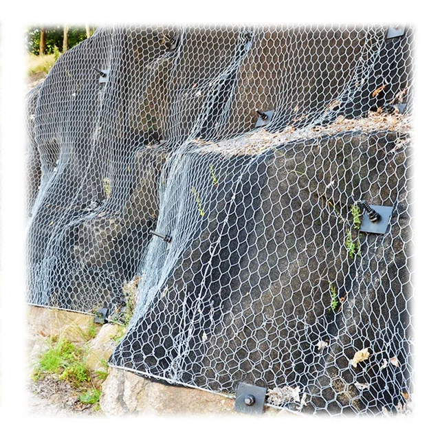 Landslide Prevention and Slope Protective Net Sns Slope Stability Wire Mesh