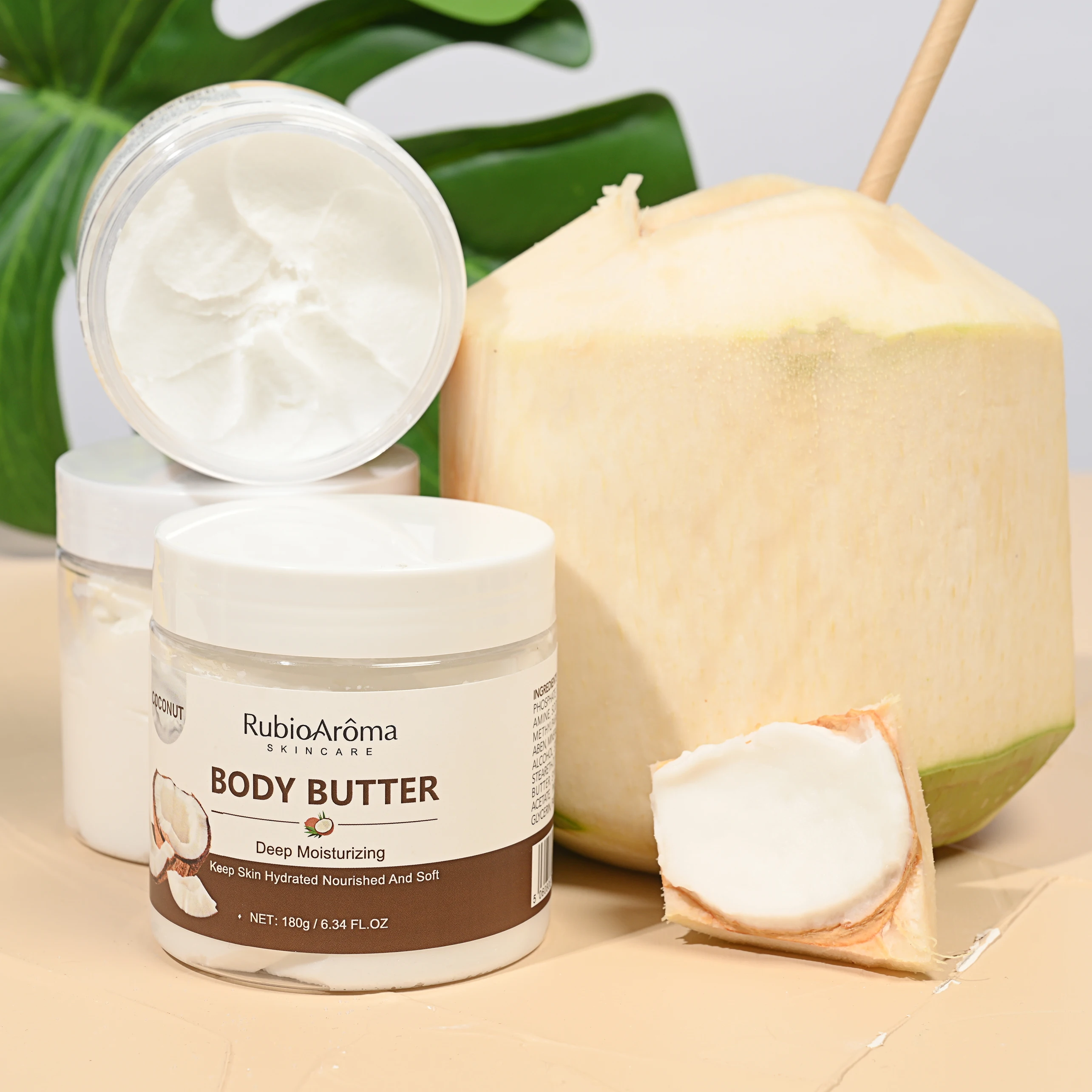 Crème Fouettée Blanchissante Au Beurre De Karité - 100 Ml - Naturelle Et Hydratante - Neuf