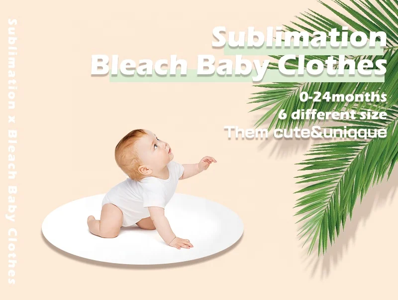 Prosub Wholesale Sublimation Baby Clothes Custom Print Tie Dye Infant T