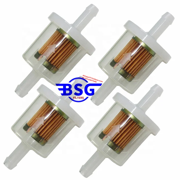 1/4'' Inline Fuel Filter For B & S 845125 Replace 695666 691035 