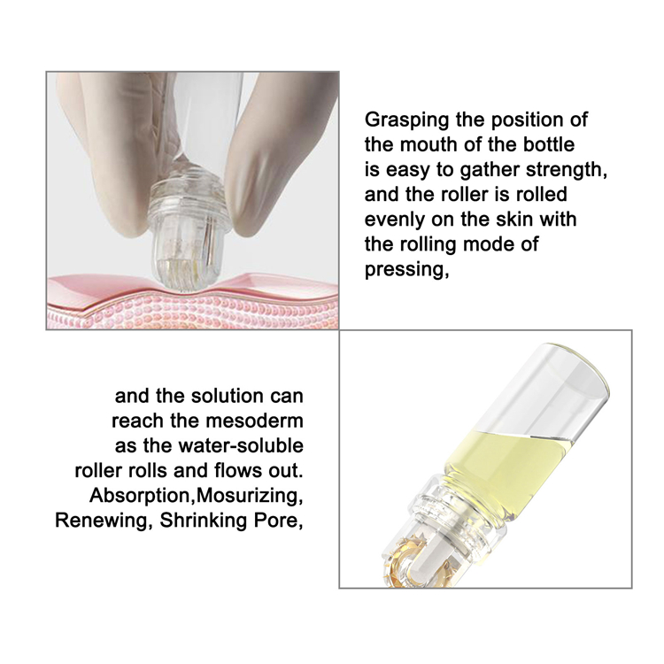 new arrivals hydra needle hn64 serum bottle microneedling derma roller beauty tools for women