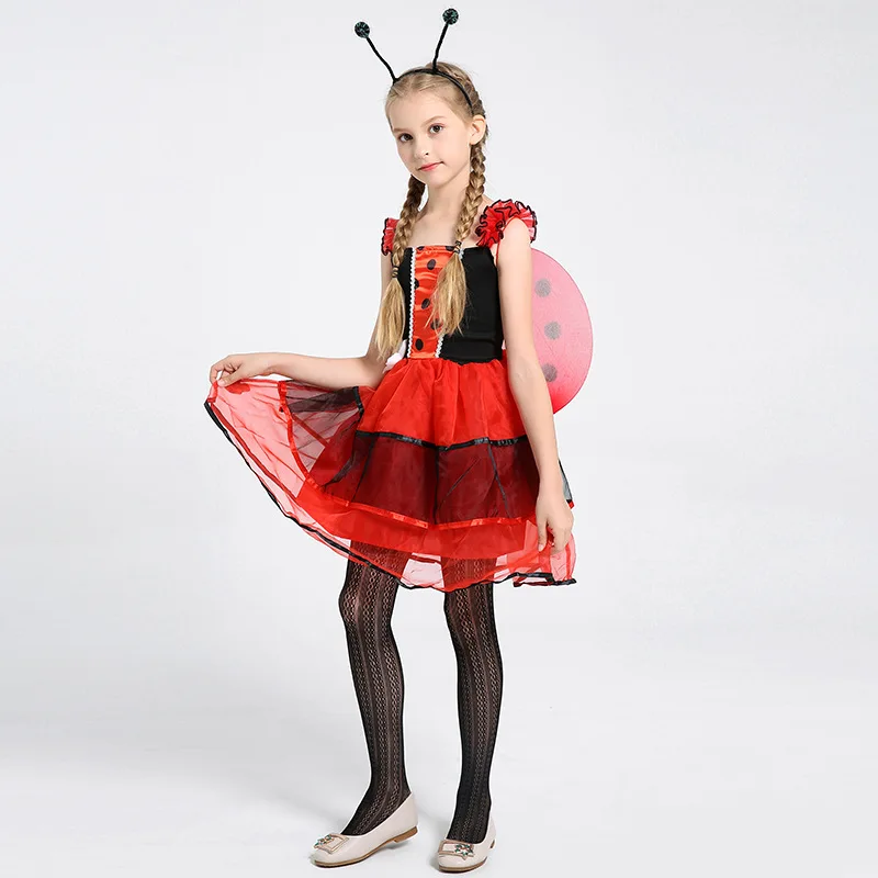 ladybug birthday dress Ladybug Costume Dress for Girls with Mask
