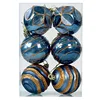Painted 6cm6pcs (3 navy blue styles)