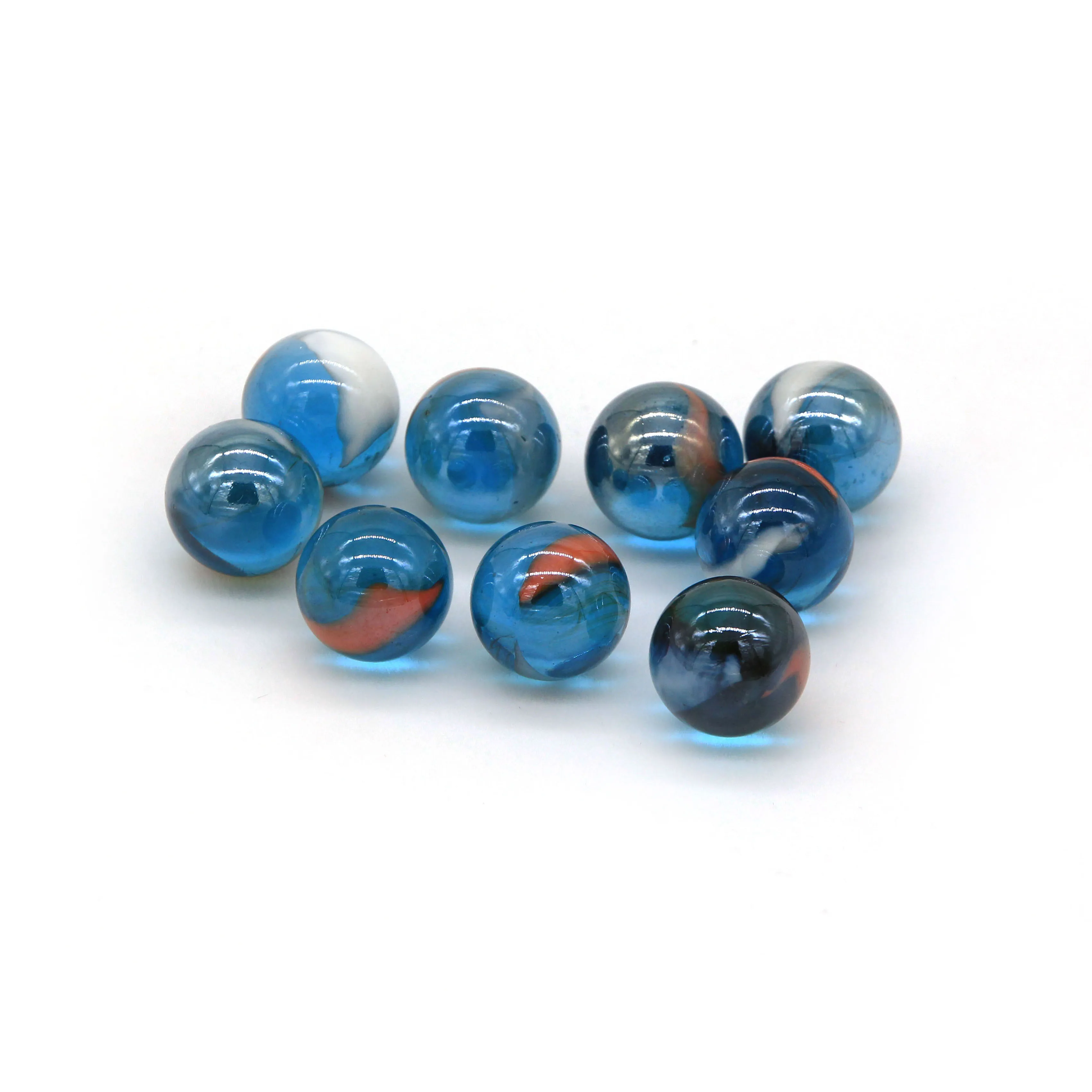 Цветные стеклянные шарики игрушка круглый стеклянный шар