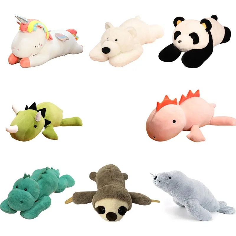 Simulation Cow Plush Toy Cute Soft Weighted Animal Stuffed Plush Toys