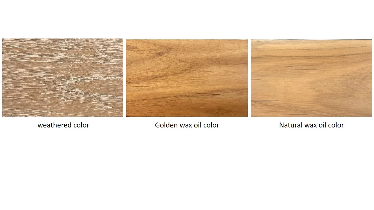 Natural Teak Wood Sofa Modern Luxury Outdoor Chairs Garden Patio Furniture Wax Oil Color Teak