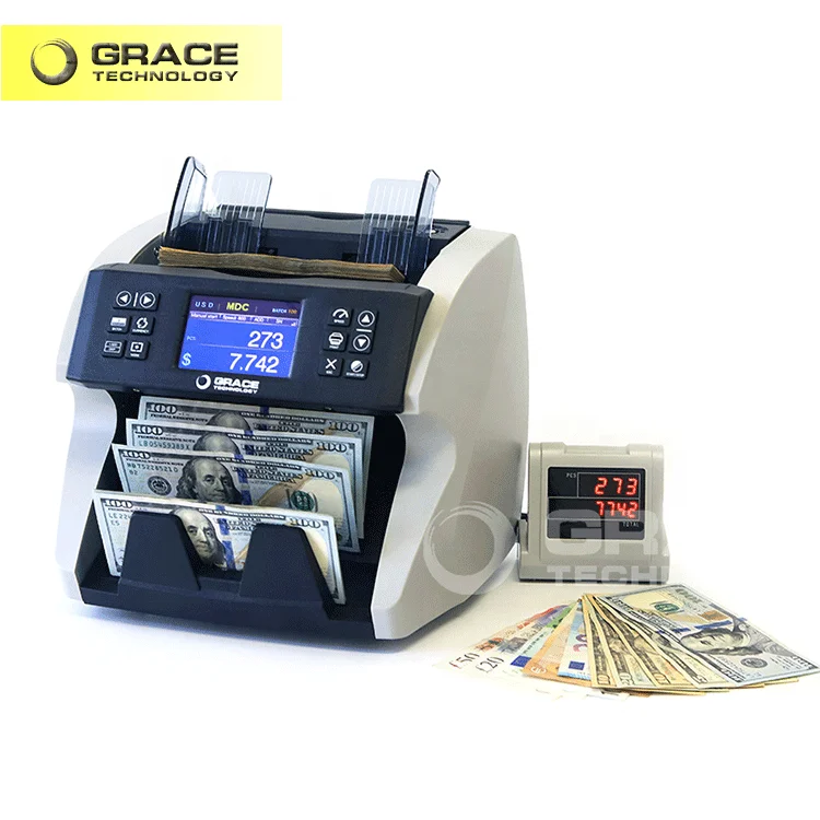Профессиональный счетчик банкнот USD, EUR, GBP, CAD, USD