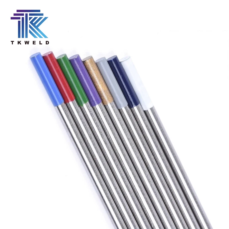 Red Blue Yellow Black Head Thoriated Tungsten Rod for Welding WP WT20 WC20 WY20 WL20 ISO9001 Certified