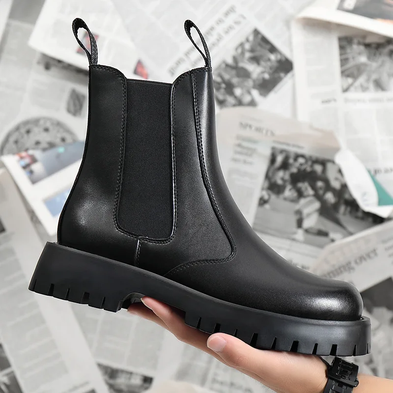 Dropshipping Custom Logo New Arrival Chelsea Boots For Men Casual ...