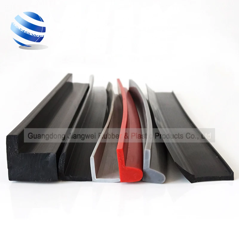 Custom U Type Shape L Shape U-shape 90 Degree Silicone Rubber Countertop Table Edging Protector Strip