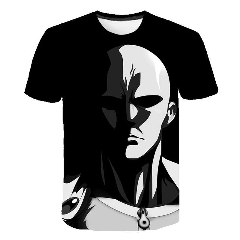 Anime One Punch Man 3D T Shirt Women Men Boys Girls Summer Short