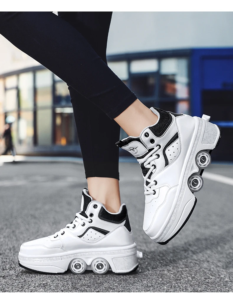 Deform Skate Automatic Walking Shoes Roller Skate 2 In 1 Sneakers Buy