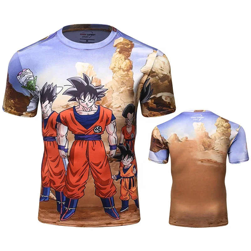 T-shirt Manches Longues Dragon Ball Z – Goku Fighter Noir Par Urban Backwoods