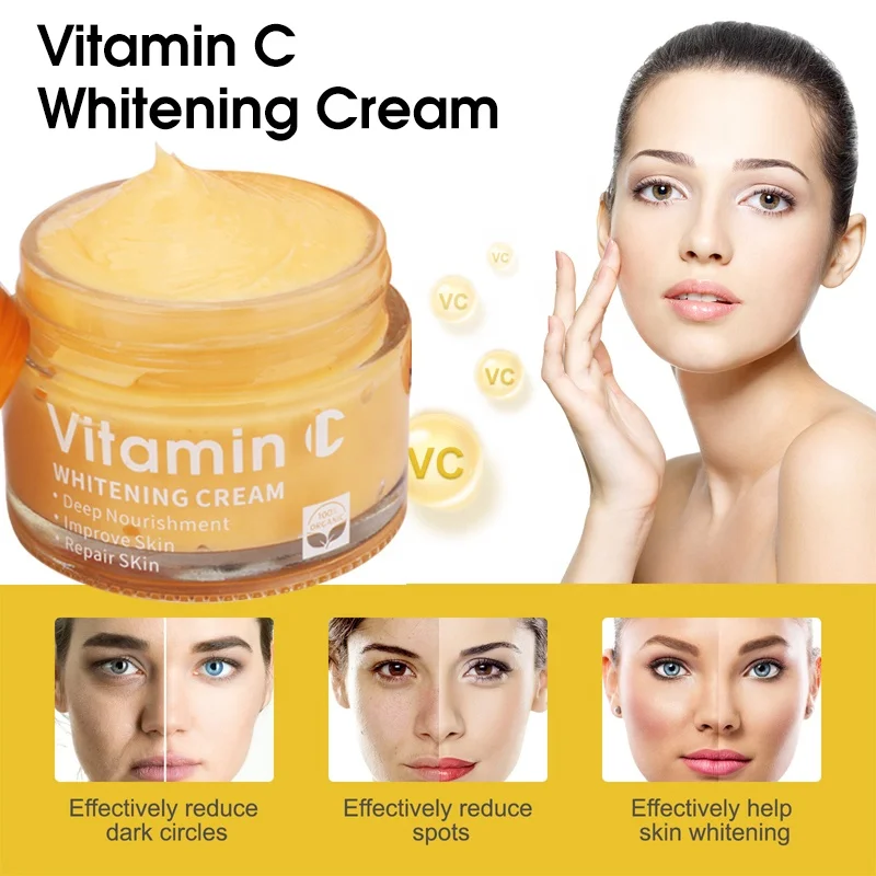 Private Label Organic Arbutin Vitamin C Anti Wrinkles Moisturizer Bleaching Whitening Black Spot Face Cream