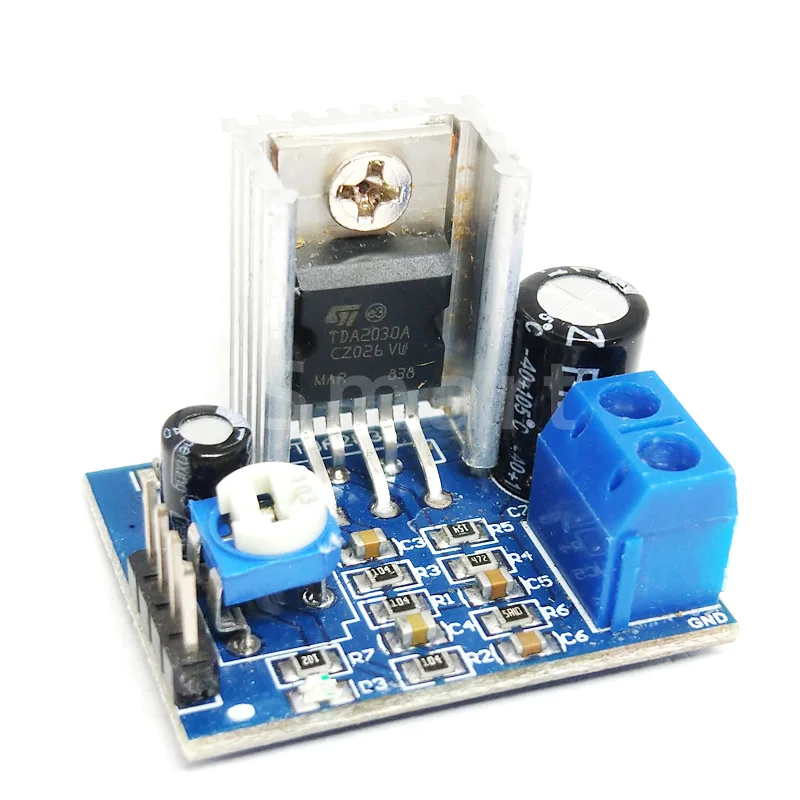 TDA2030A 6-12V 18W Mono Power Supply Module S1 Audio Amplifier Board Module 