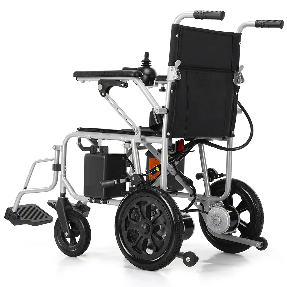 2026 Hot Sales Malaysia Cheap Price Steel Power Wheel Chair Portable Foldable Smart Ultra Light Electric Wheelchair for Disabled