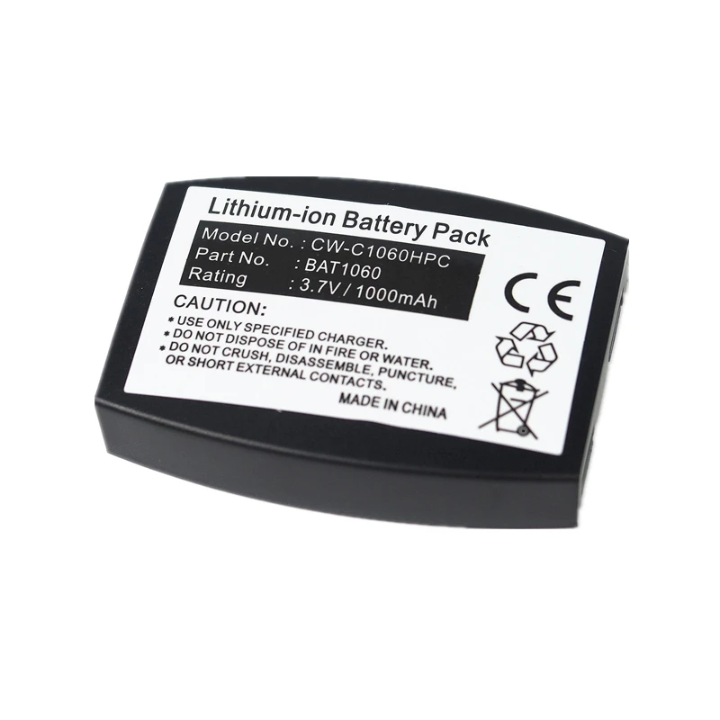 Wireless Headset 3.7V 1000mAh BAT1060 3M Battery XT-1 CP-SN3M For C1060 Wireless Intercom
