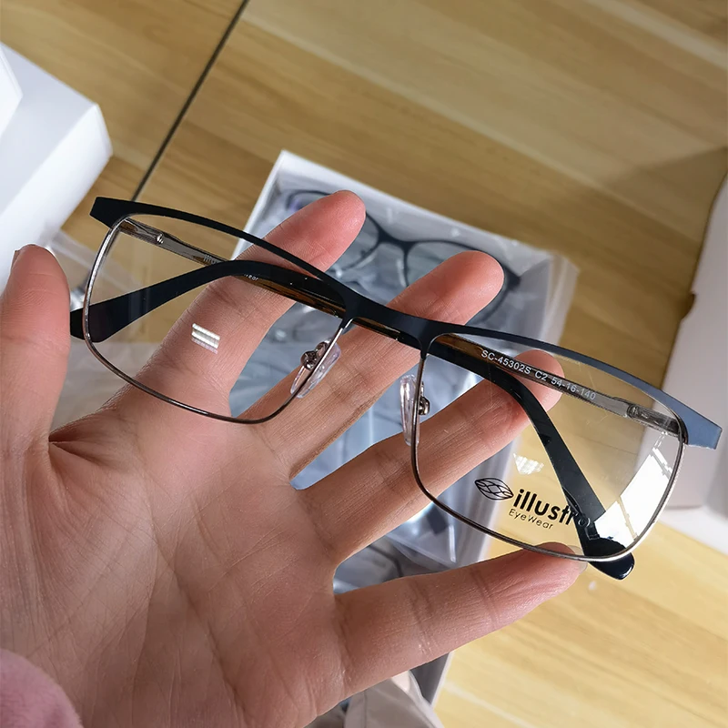 Wholesale Ready Stock Mixed Cheap Eyeglasses Frames Metal Stainless Optical Frame Women Men