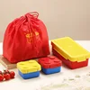 Yellow Matching Bag