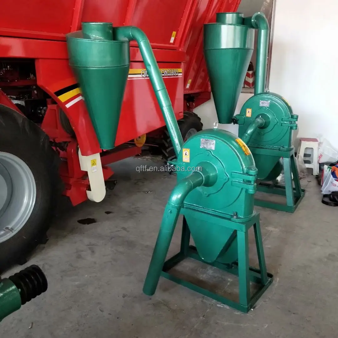 Automatic Feed Hammer Mill White Sugar Grain Corn Wheat Flour Mill With