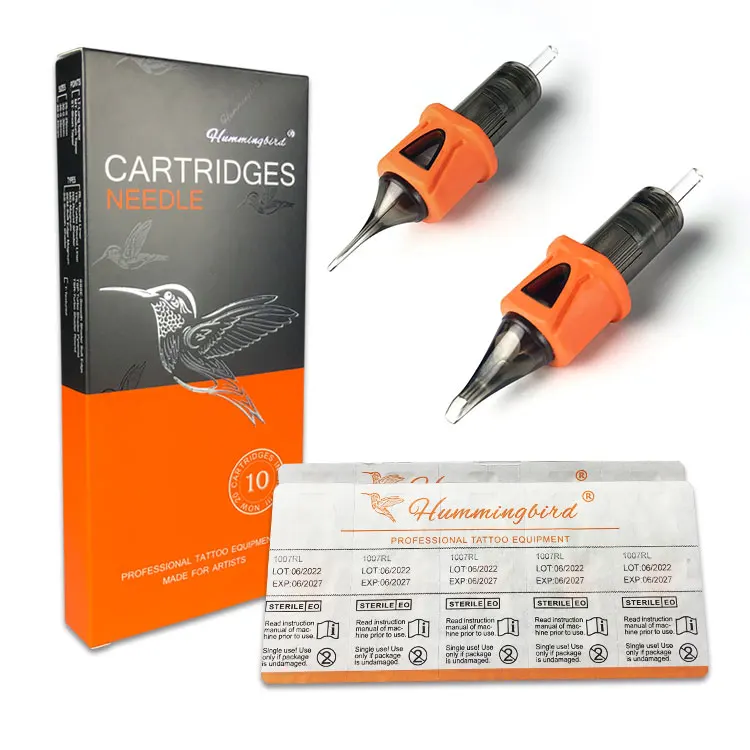 HUMMINGBIRD Disposable RM Tattoo Needles Cartridge 10pcs Sterilized SMP PMU Tattoo Needles Cartridge
