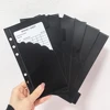Set di buste con linguette nere