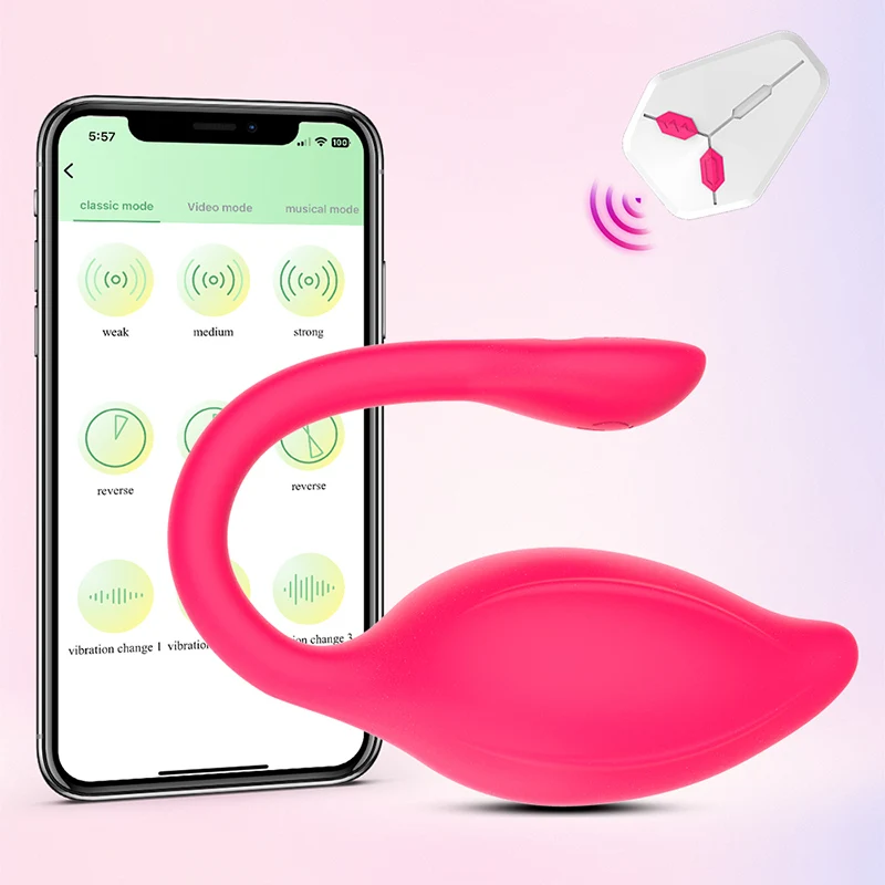 Wearable 9 Frequency Cell Phone App Remote Control Female Vibrator Jumping Egg Wireless G-spot Vibrator