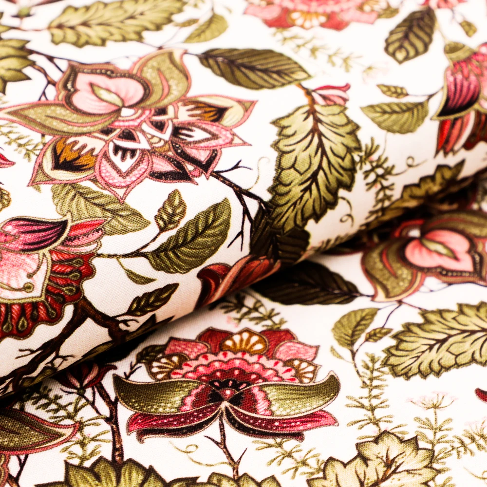 Quilting Fabric Manufacture Wholesale Vintage Floral Quilting Cotton